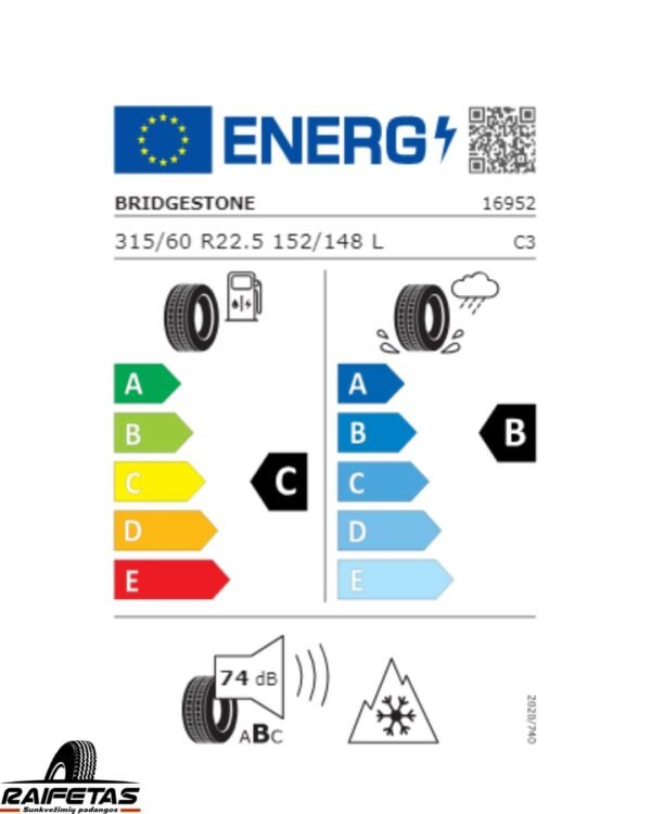 Bridgestone Duravis R-Drive 002 315/60 R22.5 — изображение 2