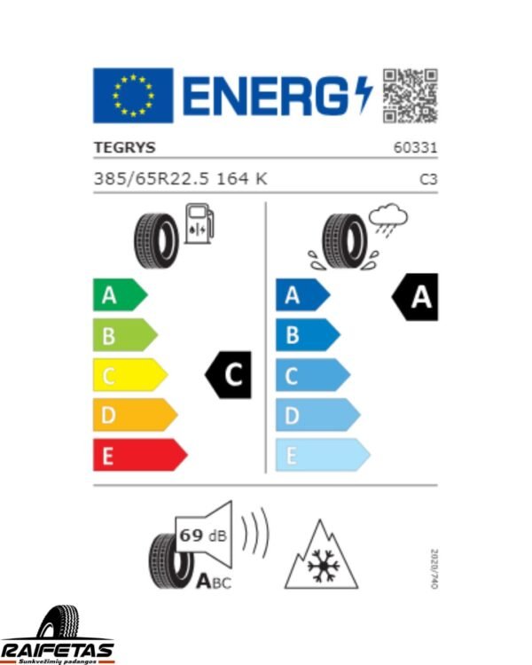 Tegrys TE48-T 385/65 R22.5 - Image 2