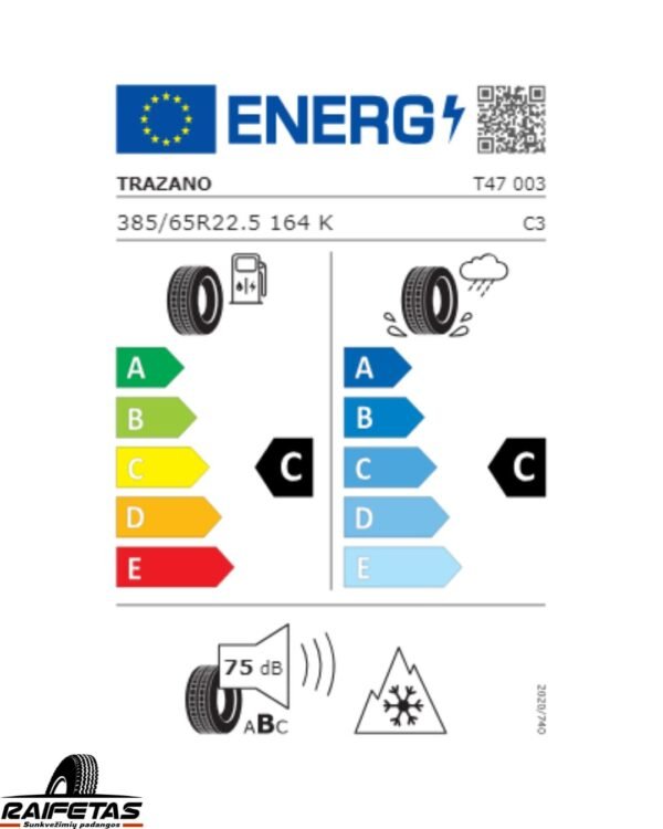 Trazano Novo Trans T47 385/65 R22.5 - Image 2