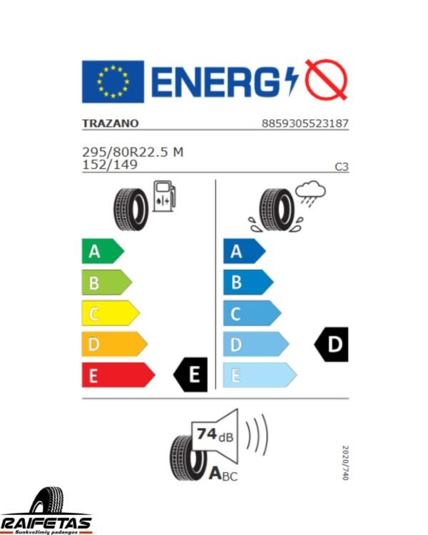 Trazano Trans D24 295/80 R22.5 - Image 2