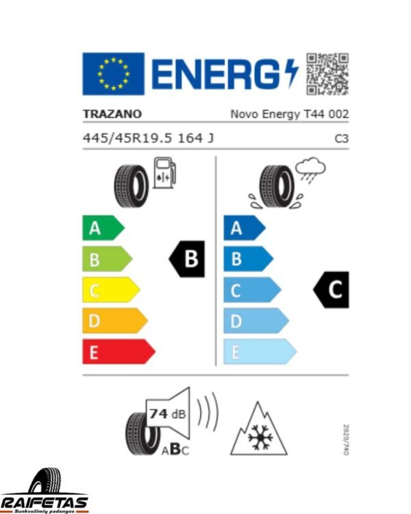 Trazano Novo Energy T44 445/45 R19.5 — изображение 2