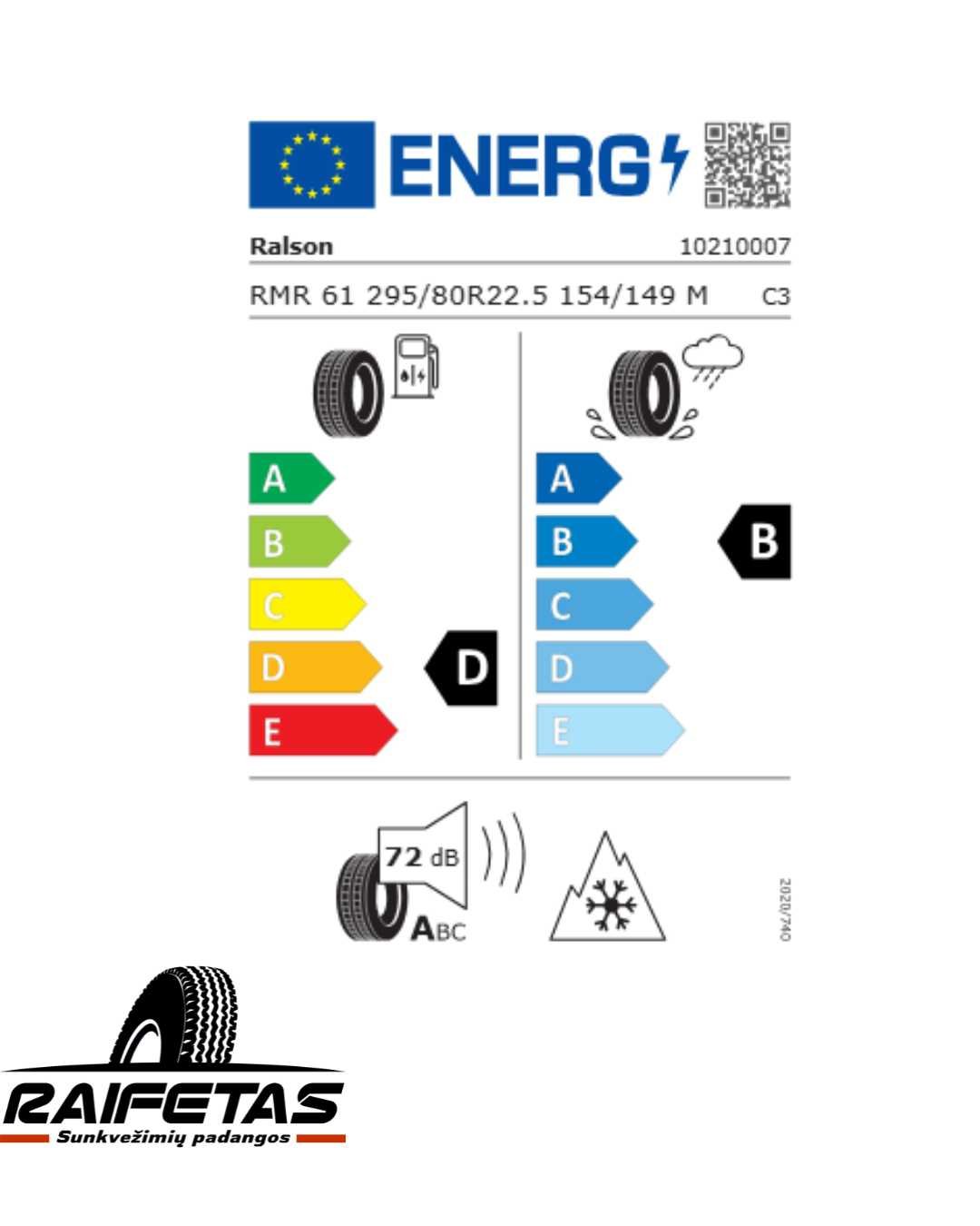 Ralson RMR 61 295/80 R22.5 - Image 2