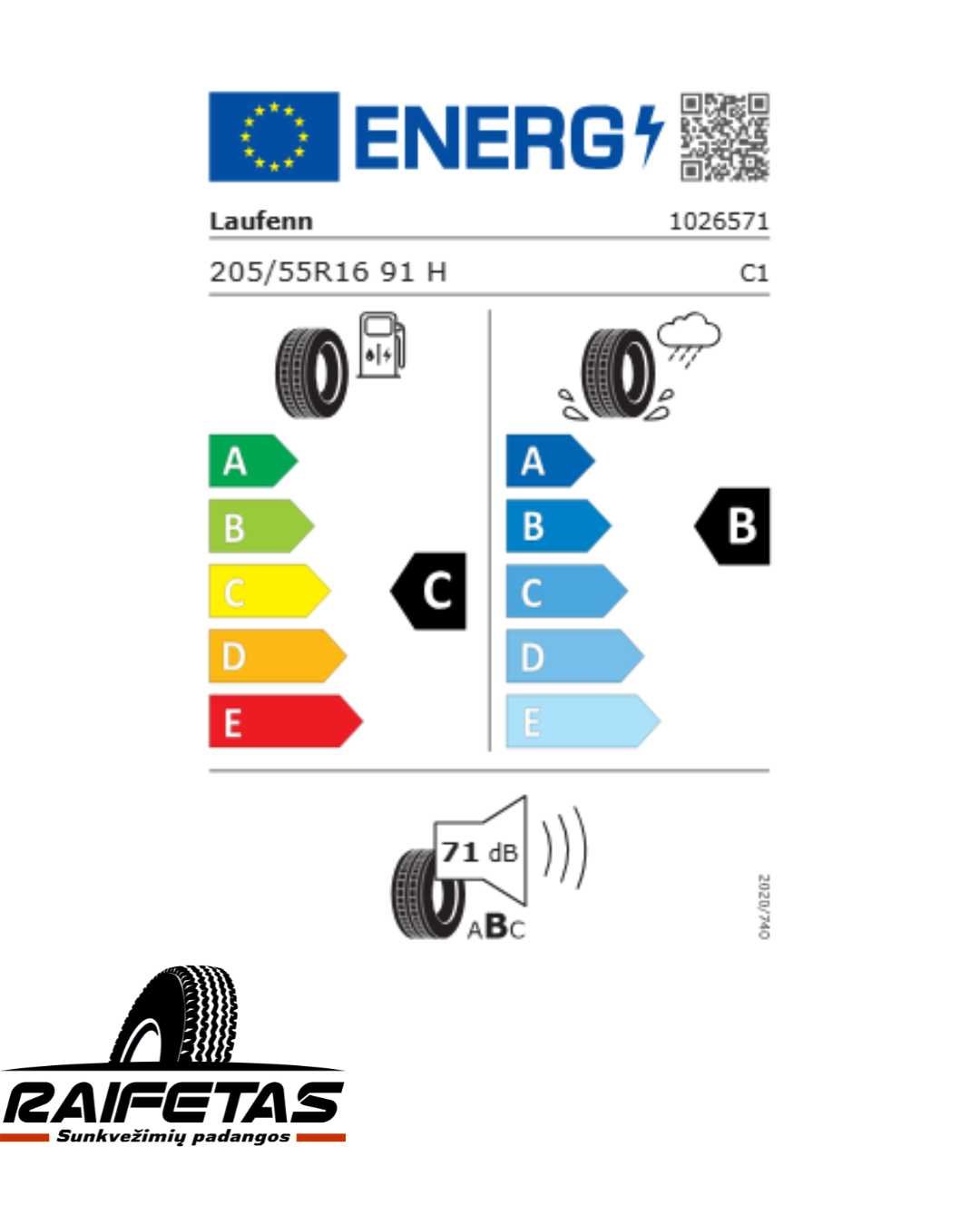 Laufenn S FIT EQ+ LK01 205/55 R16 91H — изображение 3