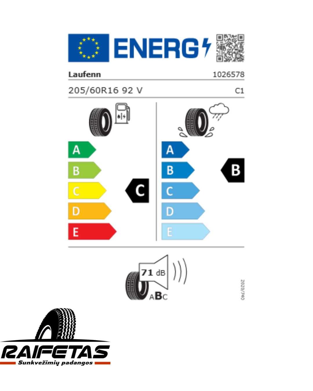 Laufenn S FIT EQ+ LK01 205/60 R16 92V — изображение 3